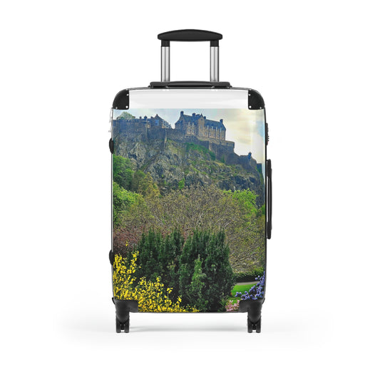 Edinburgh Castle Hardshell Suitcase – Lightweight, 360° Wheels, Photography Print