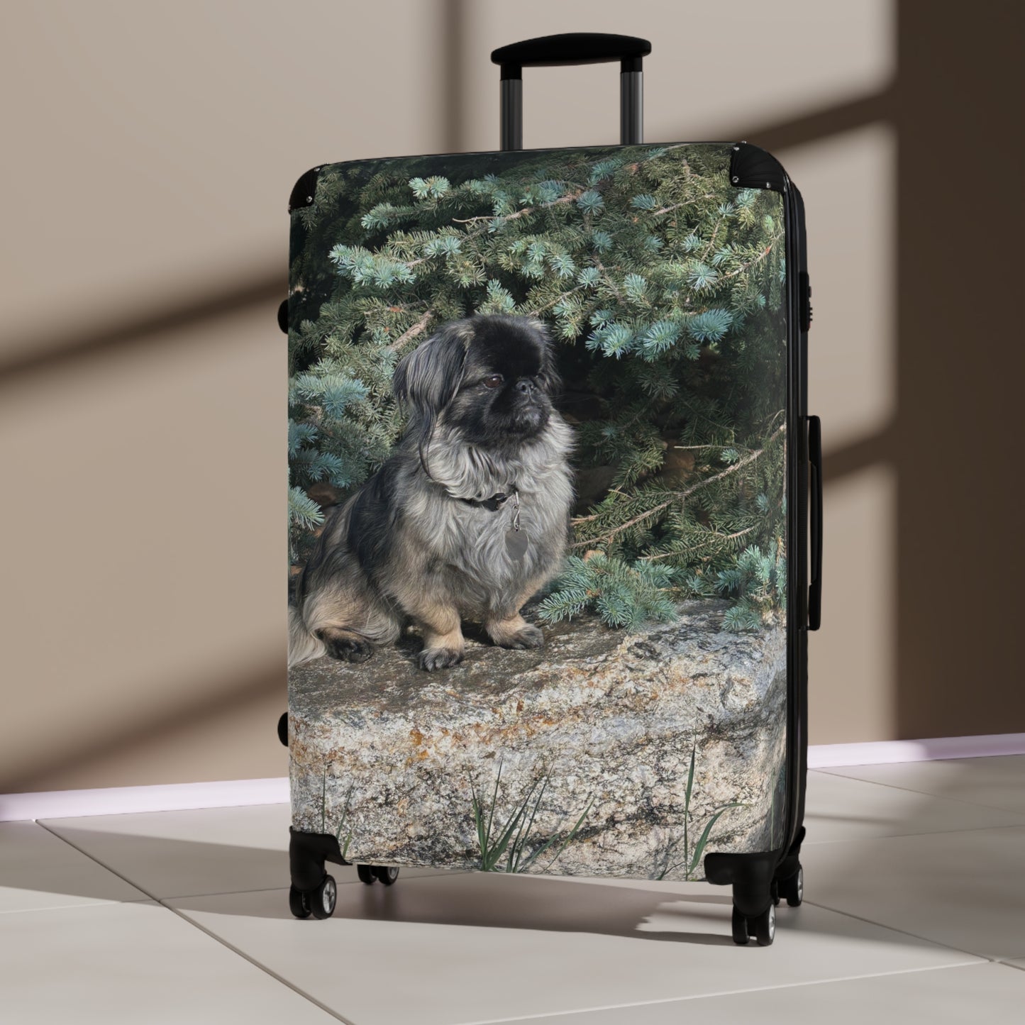 Princess Tinkerbell Luggage Carry-On — Cute Dog Suitcase for Pet Lovers, Personalized Travel Gear