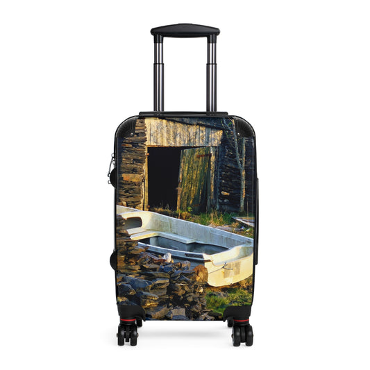 Held by the Quiet, Unhurried, Sheltered, Coastal but Inland Travel Suitcase