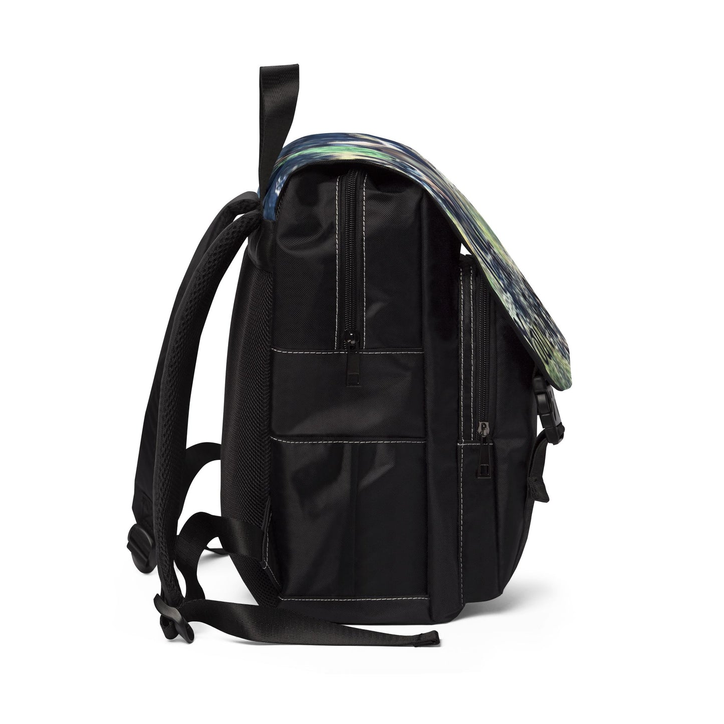 Custom Printed Casual Shoulder Backpack — Donkeys: "No, You're The Ass" - Funny Donkey Print Backpack